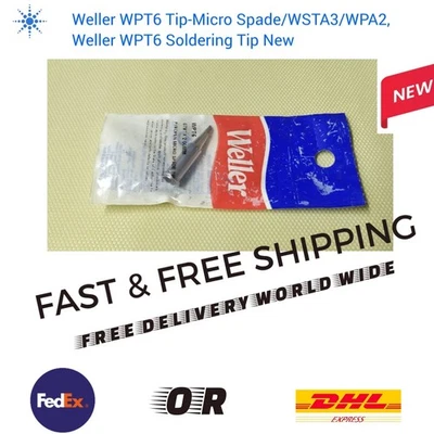 Weller WPT6 Tip-Micro Spade/WSTA3/WPA2, Weller WPT6 Паяльный Наконечник Новый - Изображение 1 из 4