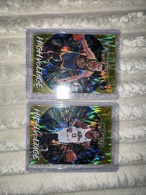 2019 PANINI HOOPS PREMIUM STOCK HIGH VOLTAGE 10 STEPHEN CURRY Paul George - Bild 1 von 2