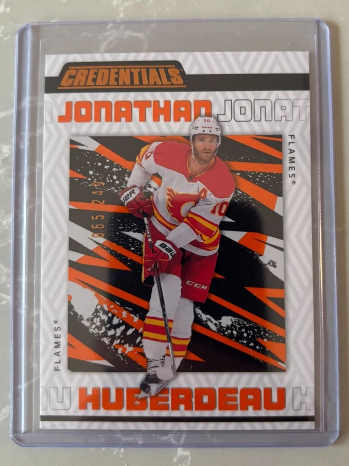 2023-24 Credentials Jonathan Huberdeau /249 #13 Calgary Flames - Image 1 of 2