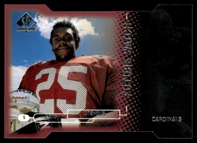 1998 SP Authentic Future Watch Die Cut Rookie Corey Chavous 107/500 #2 - Image 1 of 2