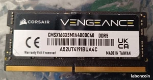 Corsair Vengeance 16 Go DDR5 4800 MHz SO-DIMM – RAM PC Portable - Zdjęcie 1 z 1
