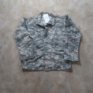 US Army ACU Combat Coat Digital Camouflage cappotto militare uomo piccolo lungo - Foto 1 di 12