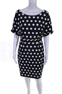 Vestido vaina Alexia Admor para mujer a lunares hombro caído negro talla 4 1360920 - Imagen 1 de 5