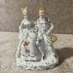 Handbemalte Kolonialpaar Made in Japan Figur 5,5" Zoll - Bild 1 von 8