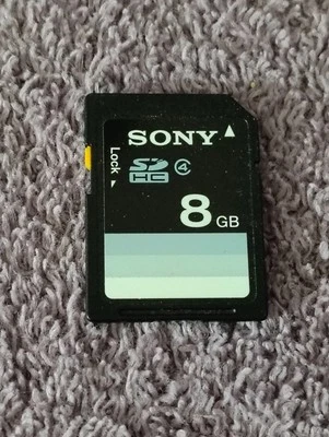 Sony SDHC Card 8 GB SF-8C4 SD - Image 1 of 2