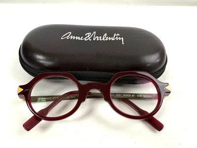 ANNE ET VALENTIN France Burgundy Modern Art Frames M1415 w/ Case - Image 1 of 4