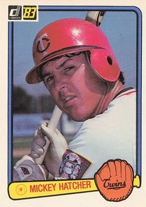 1983 Donruss #615 Mickey Hatcher - Picture 1 of 2