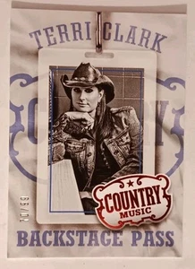 2014 Panini Terri Clark Country Music Red /99 Backstage Pass #9 Card - Bild 1 von 2