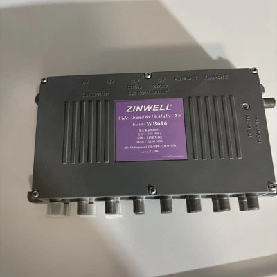 Zinwell WB616 Wideband 6X16 multiswitch. DirecTV Approved - Image 1 of 3
