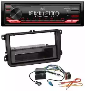 JVC Bluetooth USB DAB MP3 Autoradio für VW Caddy Golf V VI Jetta ab 03 - Bild 1 von 7