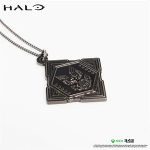 Halo UNSC Necklace Master Chief Cosplay Pendant Collectible In Box Gift  - Picture 1 of 5