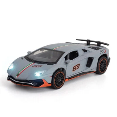 1/32 Grey Lamborghini Aventador LP780-4 Model Car Toy Car Diecast Toys for Kids - Image 1 of 4