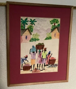 Acquerello originale Pierre Henry, cornice opaca - Foto 1 di 3