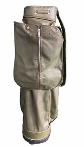 A-Jay Richard Milton 3-Way 1 Strap Vintage Golf Bag With Rain Cover Zippers Work - Picture 1 of 17