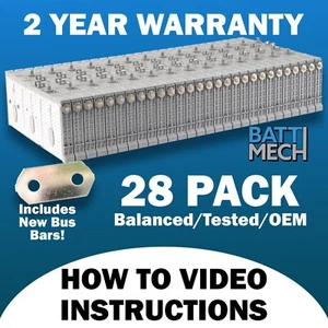 2009 2010 Toyota Prius Hybrid Battery 28 Pack Cells Modules 2Yr 24k Wrty - Picture 1 of 4