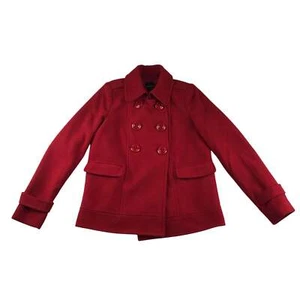 Miss Sixty coat women size L bright red double breasted - Picture 1 of 9