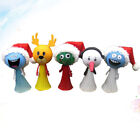 5 Pcs Stickers Bath Finger Puppets Christmas Finger Toys Party Favors