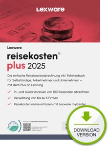 Lexware Reisekosten Plus 2025, ABO-Version, Software-Download - Bild 1 von 1