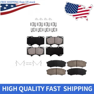 Front & Rear Ceramic Brake Pads for 4Runner FJ Cruiser Sequoia GX460 GX470 - Picture 1 of 6