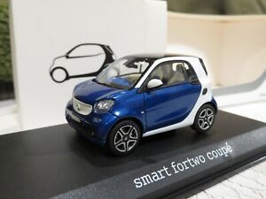 1/43 Norev Smart Fortwo Third generation (C453/A453; 2014) diecast