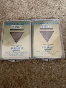 Vintage Paul H Gesswein Lot Of 2 Gemcloth Packs Diamonds Touch-up Dies - Picture 1 of 6