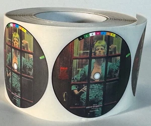 David Bowie 'Ziggy Stardust' Record Label Stickers - Picture 1 of 4