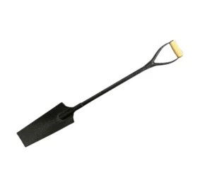 D-Type Spade Drainage Shovel Grip Carbon Steel Post Hole Trench 123mm Long UK - Picture 1 of 3