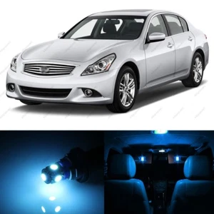 11 x ICE BLUE LED Interior Light Package For 2011 - 2012 Infiniti G25 + PRY TOOL - Picture 1 of 7