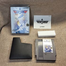 Top Gun: The Second Mission (Nintendo NES, 1990) Complete CIB Authentic Tested