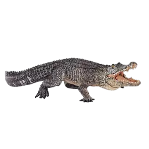 Mojo ALLIGATOR MOVING JAW Wild zoo animals play model figure toys plastic forest - Picture 1 of 9