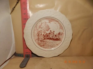 SOUVENIR , WAKEFIELD , WASHINGTON'S BIRTHPLACE PLATE - BY STEUBENVILLE - Picture 1 of 2