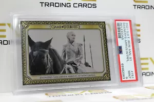 Graded Game of Thrones Card - #151 2021 Daenerys Arrives At Winterfell - PSA 9 - Picture 1 of 2