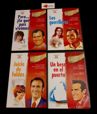 PACK MANOLO ESCOBAR Los Guerrilleros Un beso en el puerto DVD Video Español - Imagen 1 de 2