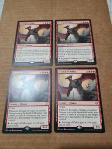 MTG Magic 4x Scourge of Valkas Adventures in the Forgotten Realm Commander NM - Picture 1 of 2