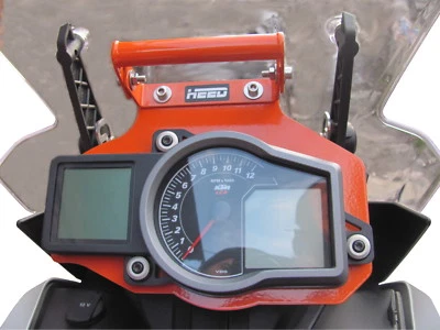 supporto GPS / GPS support HEED per KTM 1190, 1050 Adv.,1290 Super Adv - Arancia
