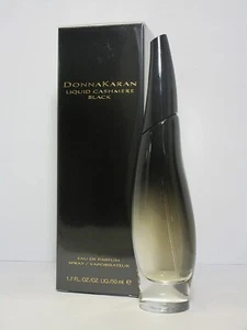 Liquid Cashmere Black Perfume by Donna Karan 1.7oz/50ml EDP Vintage Spray - Picture 1 of 5