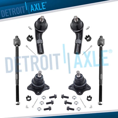 Front Tie Rod Ends Lower Ball Joints for 1999-2005 Volkswagen Golf Beetle Jetta - Image 1 of 4