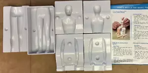 MOLDE CUERPO HUMANO PLÁSTICO MASCULINO Pastel Fondant ALIMENTO O POLÍMERO CON INSTRUCCIONES GRADO ALIMENTICIO - Imagen 1 de 18