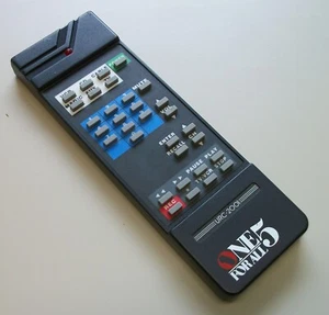 Uno para todos 5 URC-2001 universal 5 dispositivos control remoto VCR cable CD TV auxiliar - Imagen 1 de 5