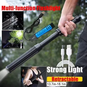 Baseball LED Flashlight Emergency 3 Lighting Modes Security Super Bright Torch - Picture 1 of 17
