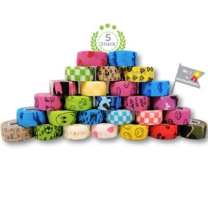 Pansement adhésif pour enfant sur rouleau élastique & sans colle largeur 25 cm - Afbeelding 1 van 6