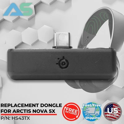 Genuine SteelSeries USB Type C Dongle MPN: HS43TX for SteelSeries Arctis Nova 5X - Image 1 of 4