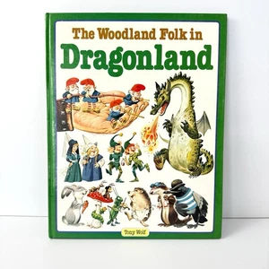 The Woodland Folk In Dragonland Tony Wolf Rand McNally Vintage Kinderbuch - Bild 1 von 8