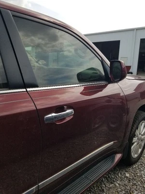 08 2008 LEXUS LX570 DOOR FRONT RIGHT PASSENGER MAROON - Image 1 of 4