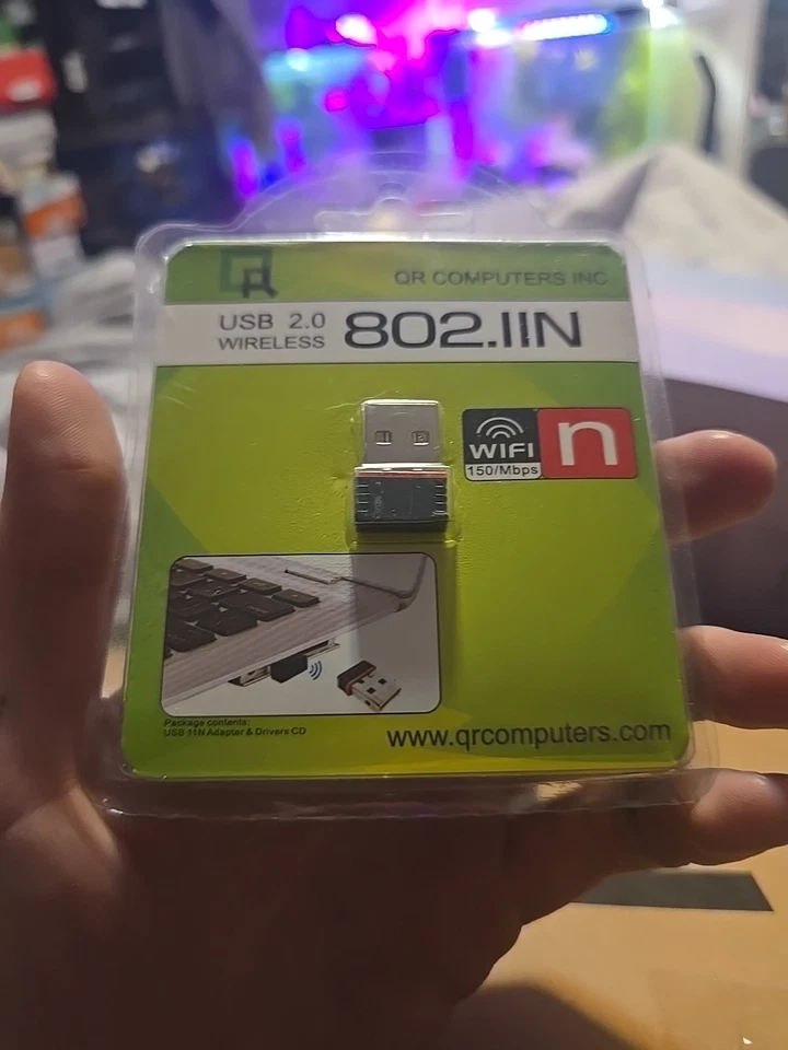 QR Computers INC. - USB 2.0 Wireless - 802.IIN - NEW - Image 1 of 1