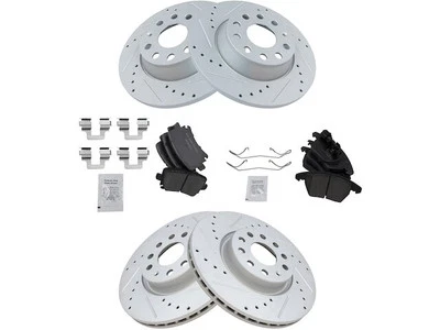Kit de pastillas de freno y rotor delantero y trasero 28174BSTH para Volkswagen Passat 2009-2010 Foto 1 de 2