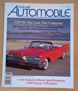 COLLECTIBLE AUTOMOBILE - Vol 23 Nb 1 (06/2006) : GM'59/Big Fords 1967-70/Packard - Picture 1 of 24
