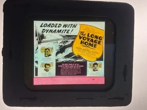 Diapositiva de vidrio Magic Lantern ~ The Long Voyage Home ~ John Wayne ~ Película de 1940 - Imagen 1 de 4