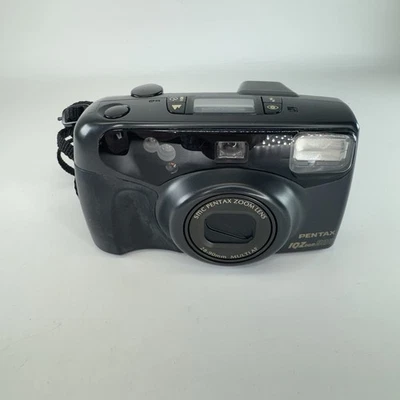 Pentax IQZoom 928 35mm Film Camera SMC Zoom Lens Japan Point Shoot Parts Repair - Image 1 of 4
