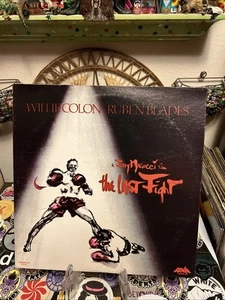 WILLIE COLON / RUBEN BLADES THE LAST FIGHT Org. SALSA 1982 LP Fania•38 Tested - Picture 1 of 24